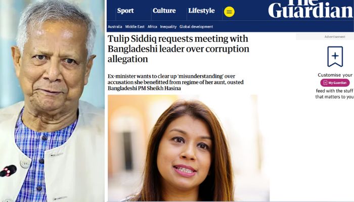 Tulip requests meeting with Dr. Yunus over corruption allegation