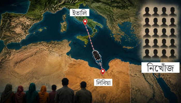 ইতালিযাত্রার করুণ কাহিনী: নেই মৃত্যুসংবাদ, না আছে ফেরার আশা