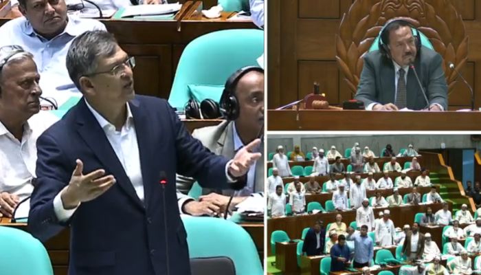 শাহবাগ আর পার্লামেন্টে বক্তৃতা এক নয়,’ স্বরাষ্ট্রমন্ত্রীর বক্তব্যে উত্তপ্ত সংসদে 