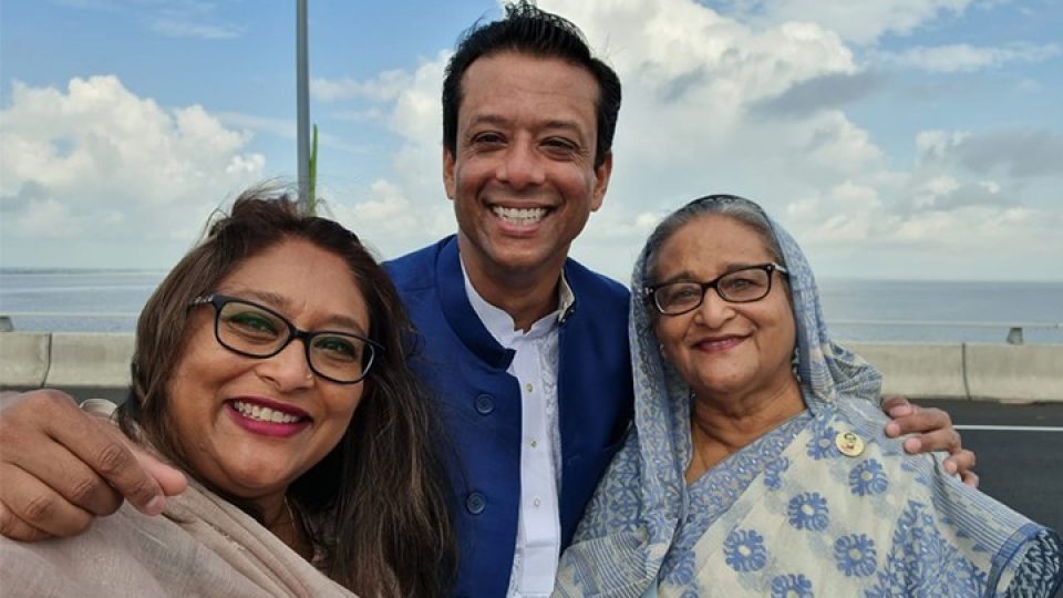 শেখ হাসিনার সঙ্গে ভারতে ঈদ করলেন ছেলে সজিব ওয়াজেদ জয়