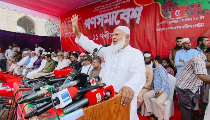দেশের বারোটা বাজলে আঙুল চুষবেন না জামায়াত আমির