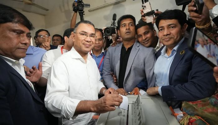 বিএনপি জয়ের ব্যাপারে দৃঢ়ভাবে আশাবাদী তারেক রহমান