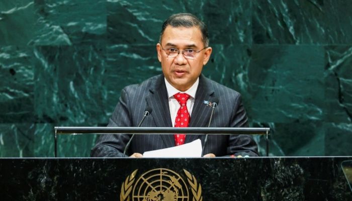মারণাস্ত্র নয়, বিশ্বশান্তি প্রতিষ্ঠার হাতিয়ার হবে যুক্তিতর্ক: জাতিসংঘে তারেক রহমান